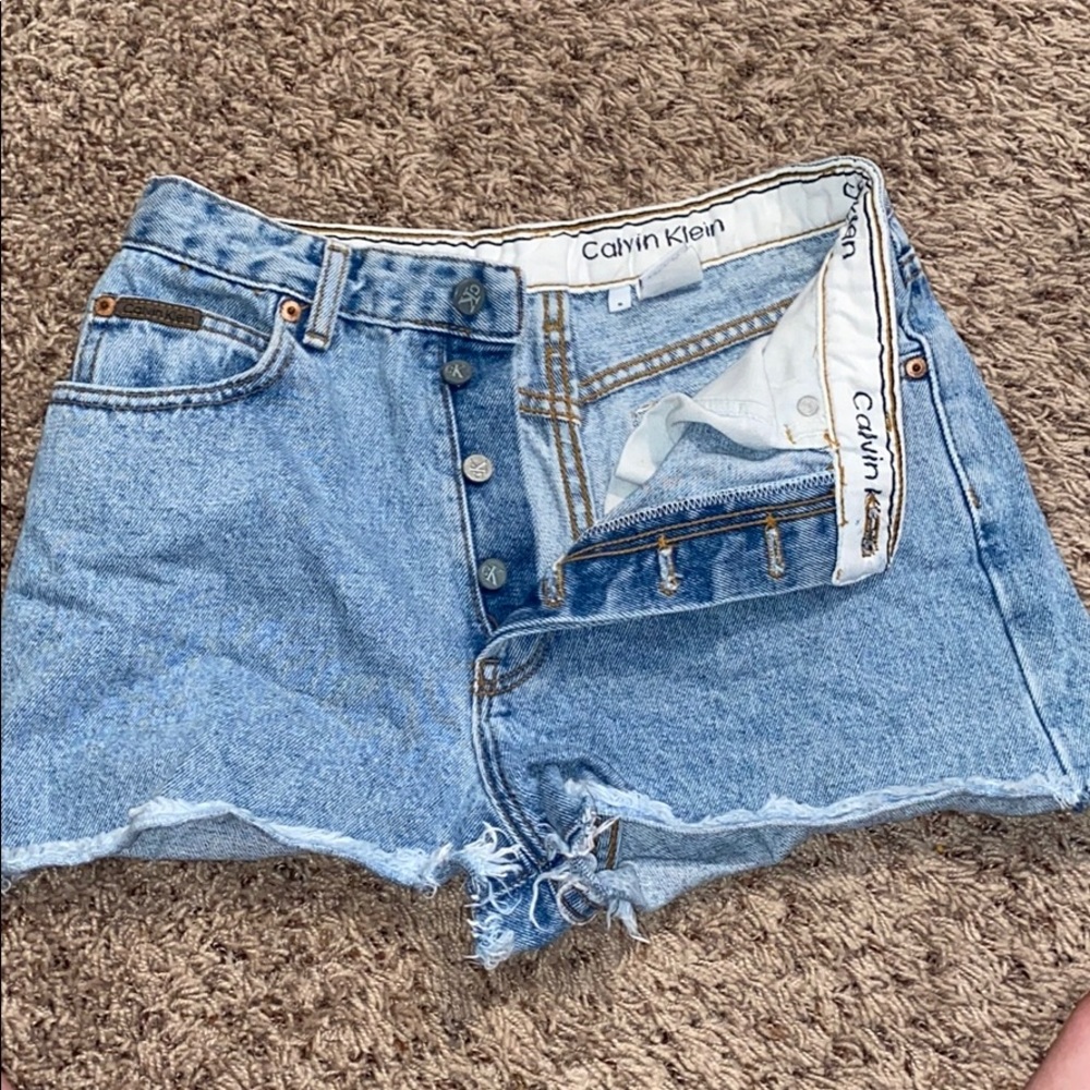 Calvin Klein Jean Shorts size 8